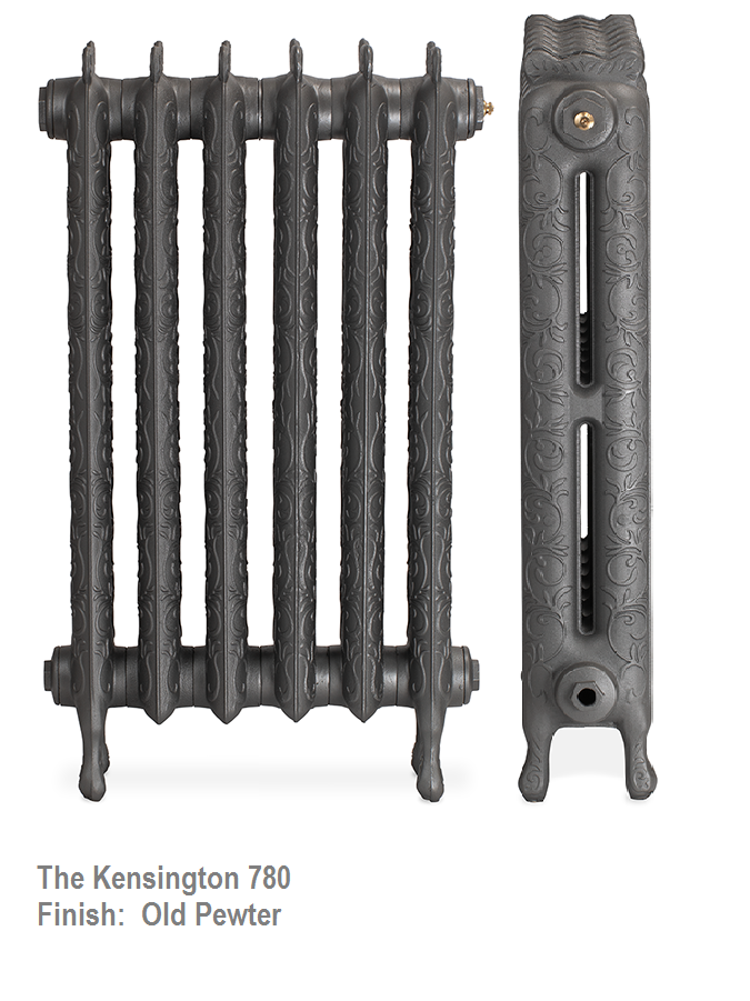 Kensington 780 Cast Iron Radiator - 40 Sections, 780 x 2874mm